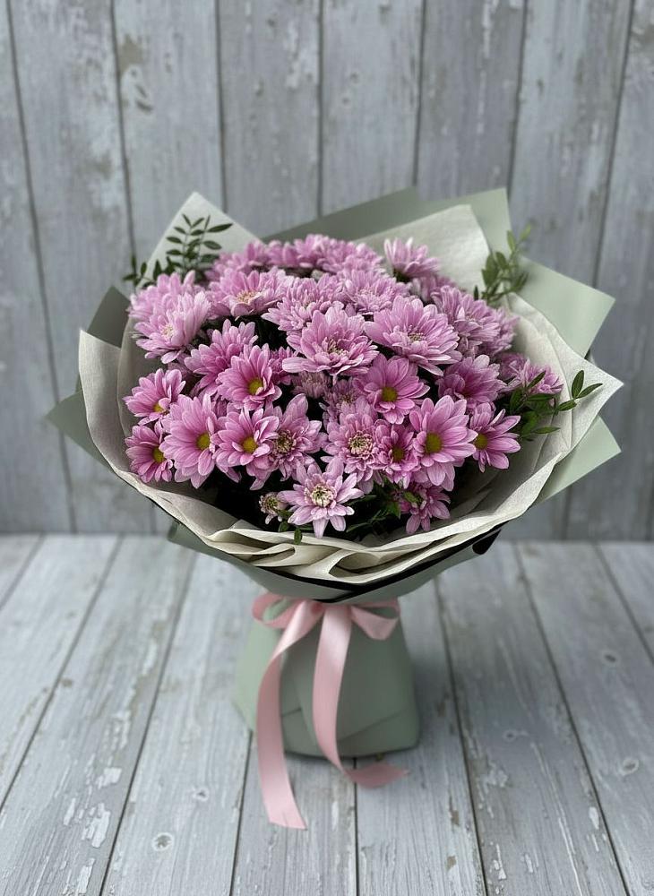 Букет цветов из: Хризантемы в Марьино Курской области