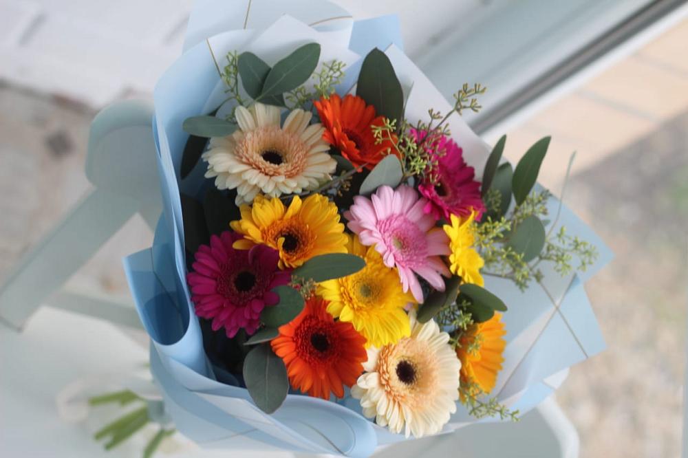 Букет цветов из: Герберы в Марьино Курской области