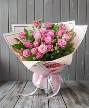 Букет Розовый кустик в Марьино Курской области