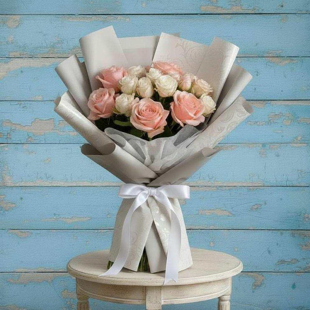 Букет цветов из: Розы в Марьино Курской области