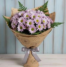 Букет цветов из:  Хризантемы в Марьино Курской области