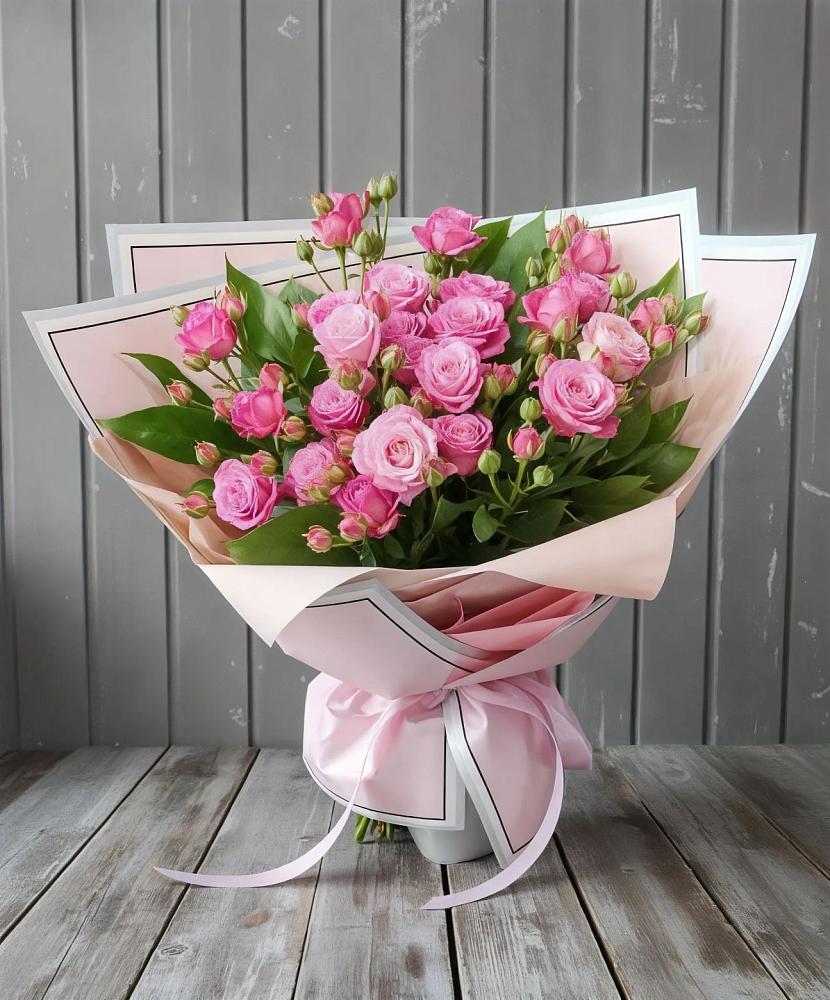 Букет Розовый кустик в Марьино Курской области