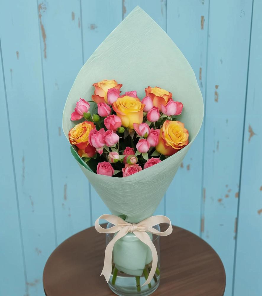 Букет цветов из: Розы в Марьино Курской области