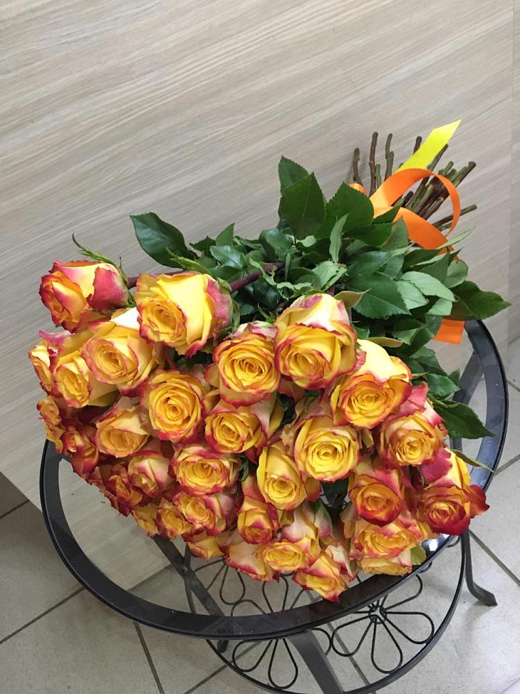 Букет Желтые розы в Марьино Курской области