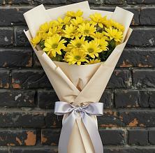 Букет цветов из:  Хризантемы в Марьино Курской области