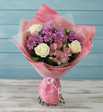 Букет цветов из:  Герберы в Марьино Курской области