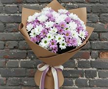 Букет цветов из:  Хризантемы в Марьино Курской области