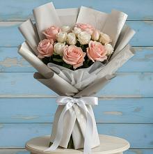 Букет цветов из:  Розы #REPLACE_PRED# Марьино Курской области