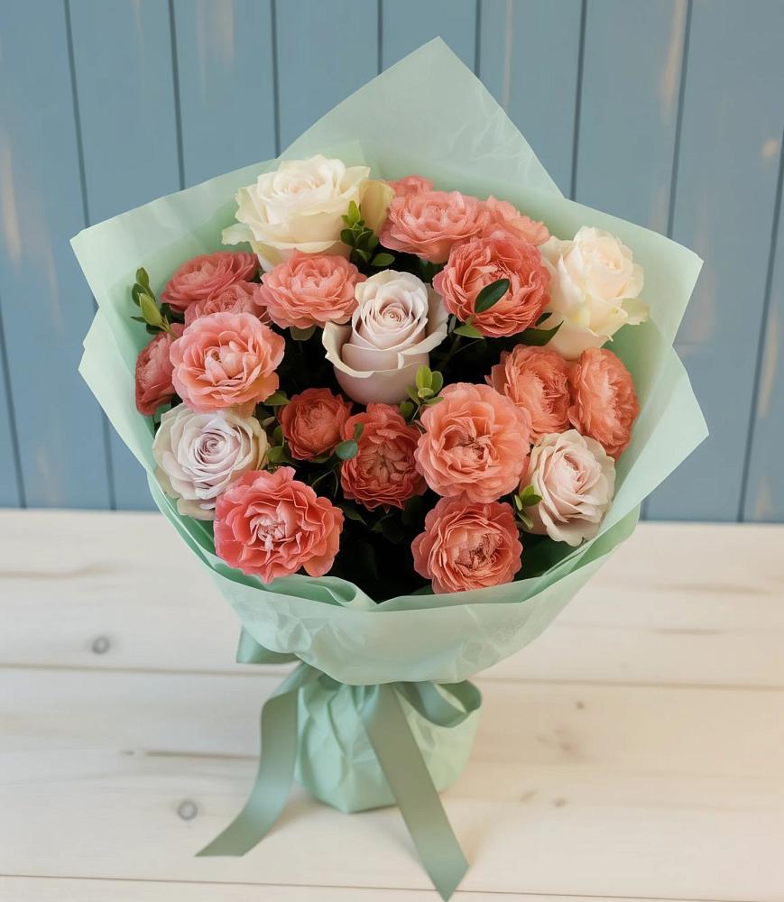 Букет цветов из: Розы в Марьино Курской области