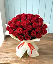 Букет 29 Красных роз в Марьино Курской области
