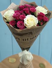 Букет цветов из:  Розы #REPLACE_PRED# Марьино Курской области