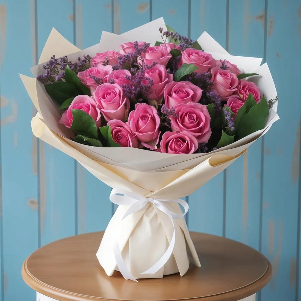 Букет цветов из: Розы в Марьино Курской области