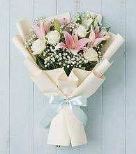 Букет цветов из:  Лилии #REPLACE_PRED# Марьино Курской области