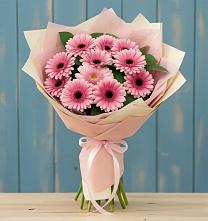 Букет цветов из:  Герберы в Марьино Курской области
