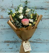 Букет цветов из:  Розы и Лизиантусы #REPLACE_PRED# Марьино Курской области